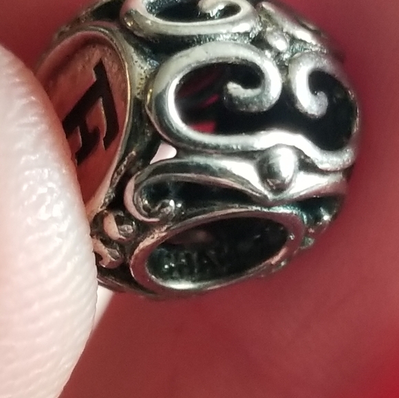 Relisted - Chamilia Authentic Sterling Silver Charm Initially Speaking F - Picture 6 of 16